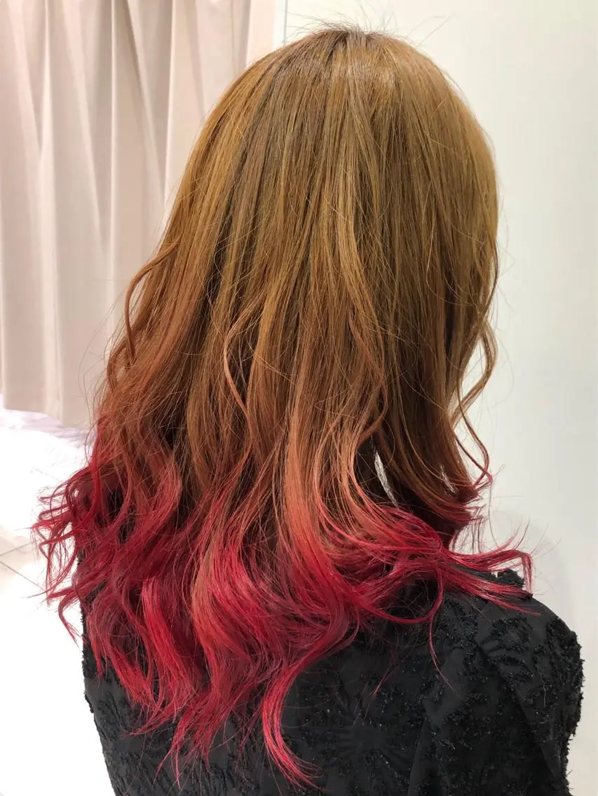 セミロング ヘアカラー トリートメント 宮林　努 / Ash 日野店のヘアスタイル
