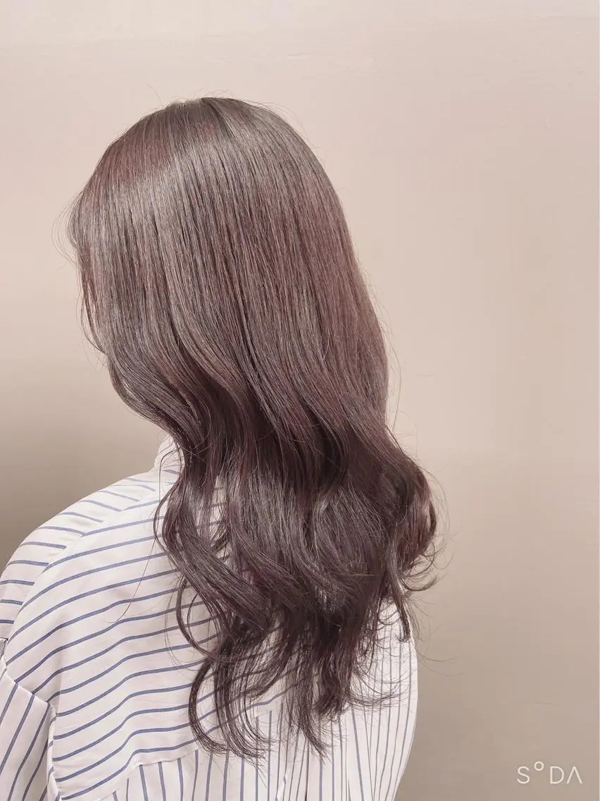 ロング ヘアアレンジ 髪質改善 縮毛矯正/髪質改善/ ブリーチ毛/木元渓太のヘアスタイル