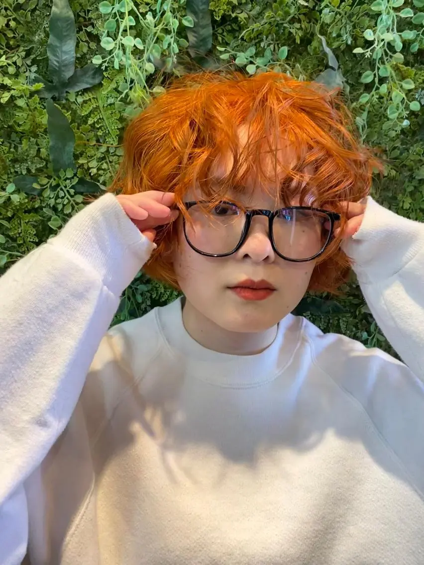 ミディアム 梶浦 颯のヘアスタイル