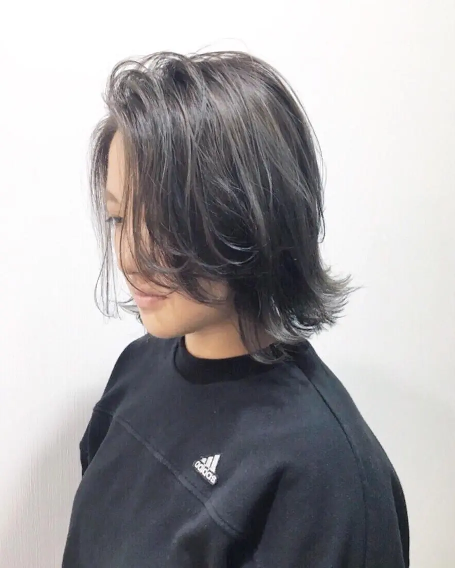 ショート カラー パーマ ヘアアレンジ テディ teddyのヘアスタイル