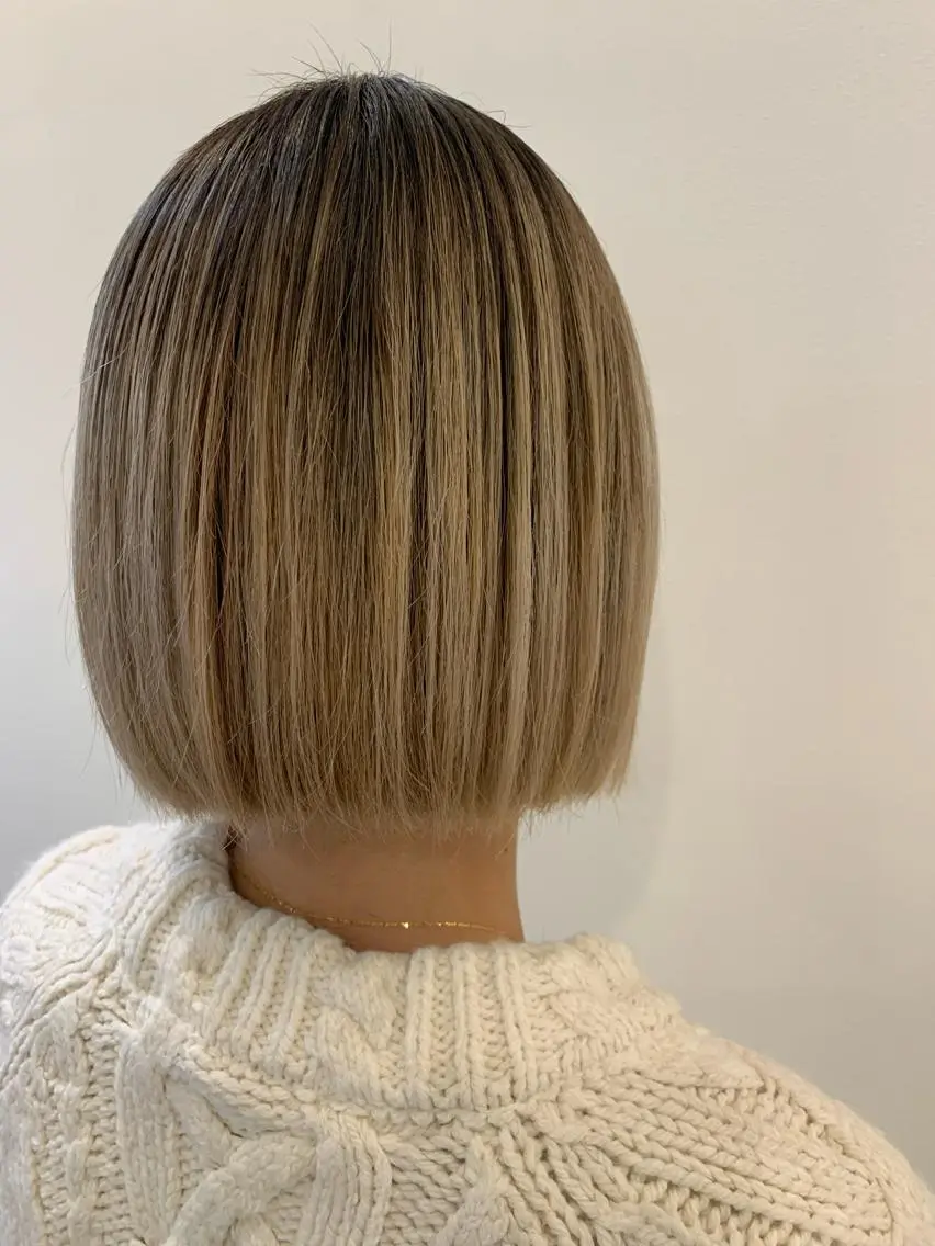 カラー ブリーチ 透明感カラー 溝口 和弘のヘアスタイル
