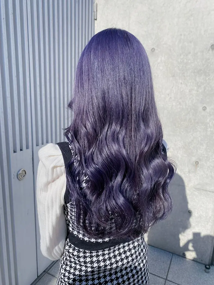 ロング カラー ヘアアレンジ カット ヘアカラー トリートメント 韓国レイヤーカット/ 儚げカラーチナツのヘアスタイル