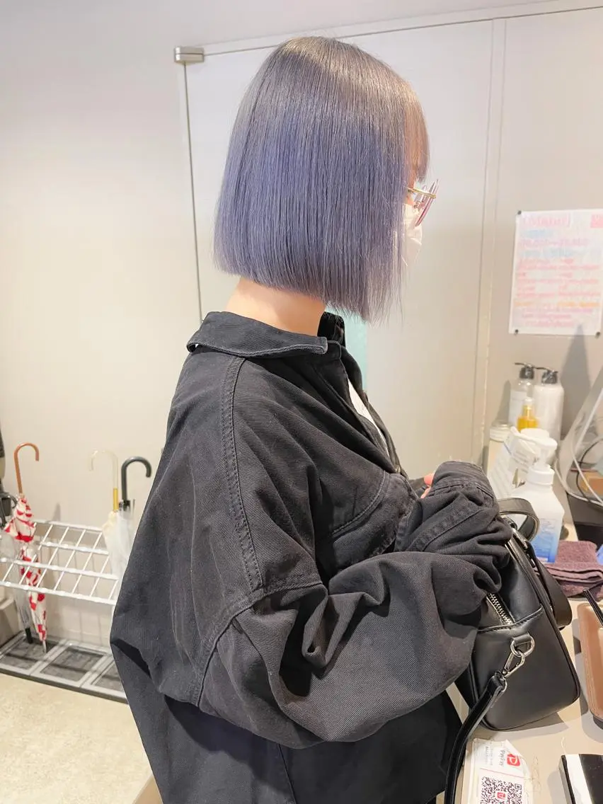 カラー カット ヘアカラー トリートメント ハイトーン×レイヤー カットTAKUMIのヘアスタイル