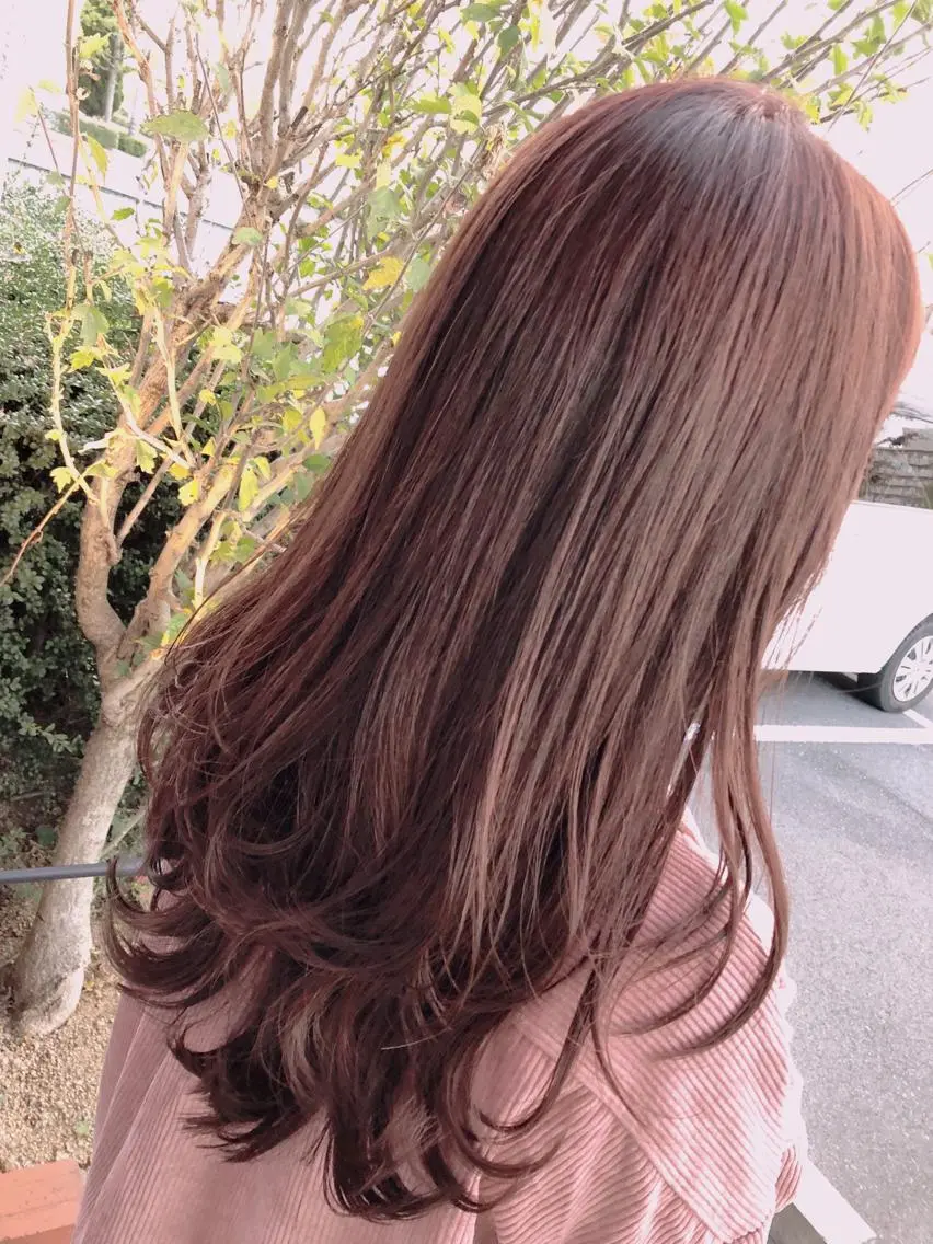 ロング カラー ヘアアレンジ カット 🫧🕊️かたやま さきこ🕊️🫧のヘアスタイル