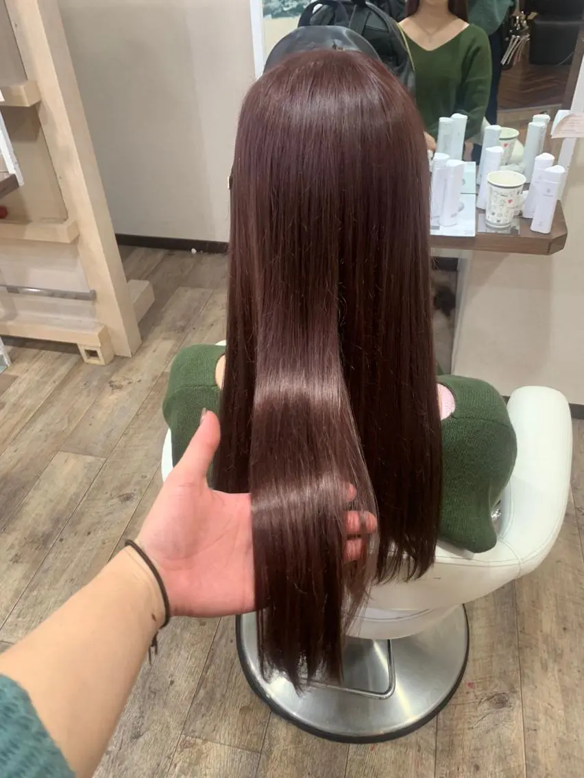 ロング レディース専用🌷咲 の垢抜けブリーチ部屋のヘアスタイル