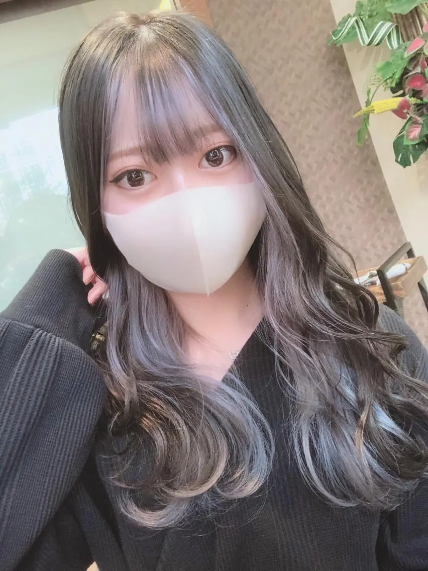 ロング ヘアカラー トリートメント 💓シールエクステ ルミエールのヘアスタイル