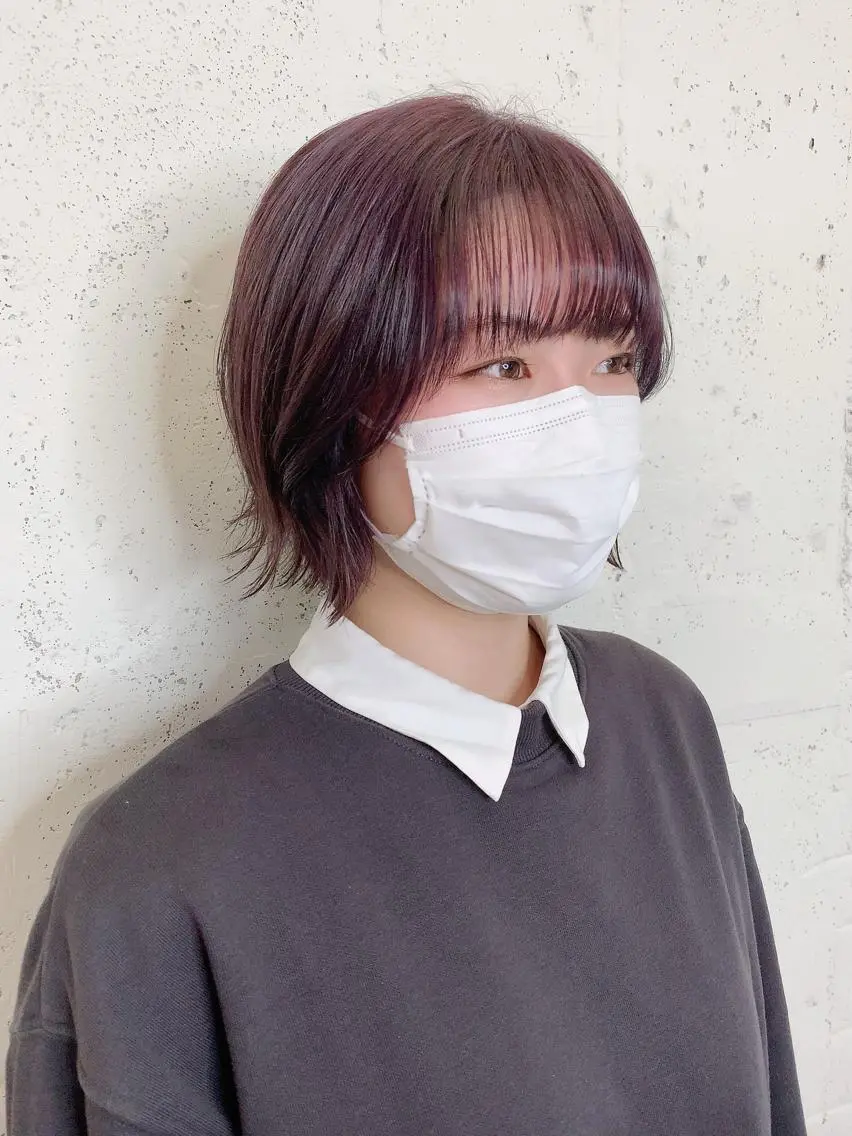 ショート カラー 透明感ハイトーン🦄 キラ🌈のヘアスタイル