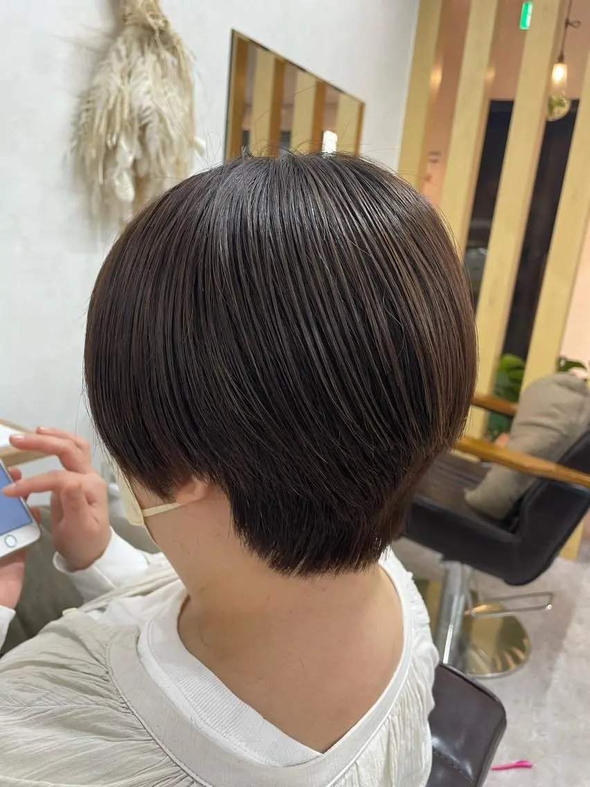 ショート 骨格、カラー診断士 ✂️淡中円花のヘアスタイル