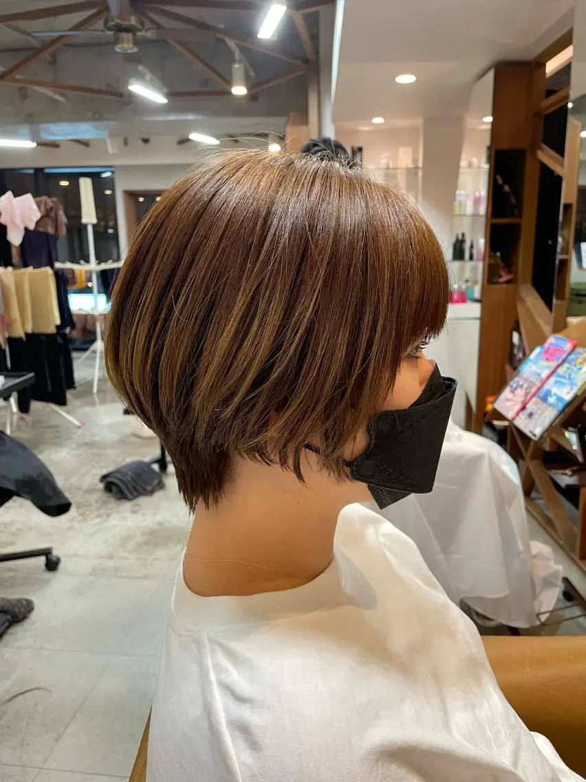 ショート 新店舗ORO塚口店 駅から徒歩4分🚶のヘアスタイル