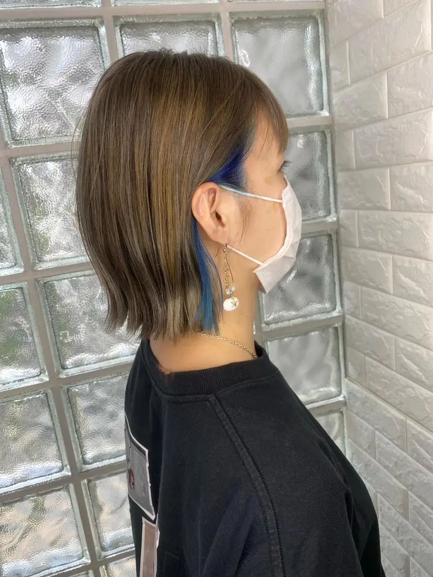 ミディアム カラー 美容師歴18年 ALBA 齊藤のヘアスタイル
