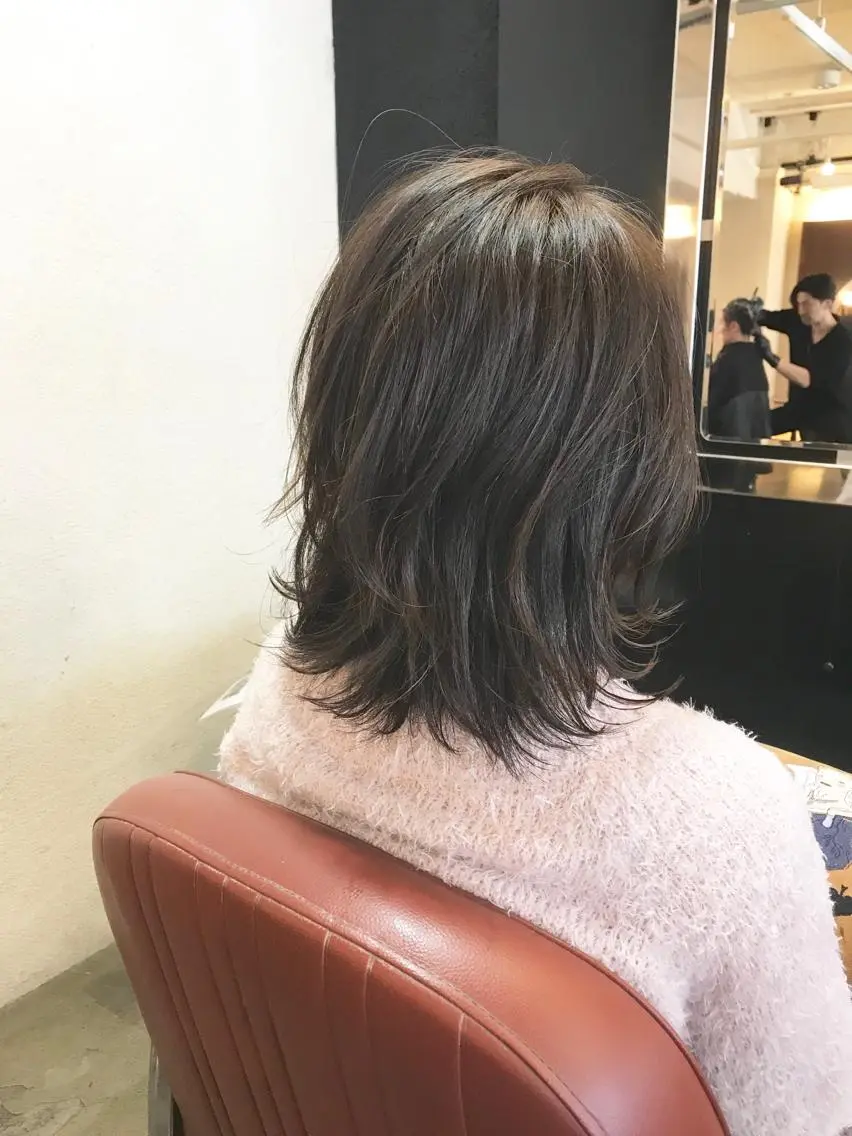 ミディアム 艶髪/フリーランス 木山ゆかりのヘアスタイル