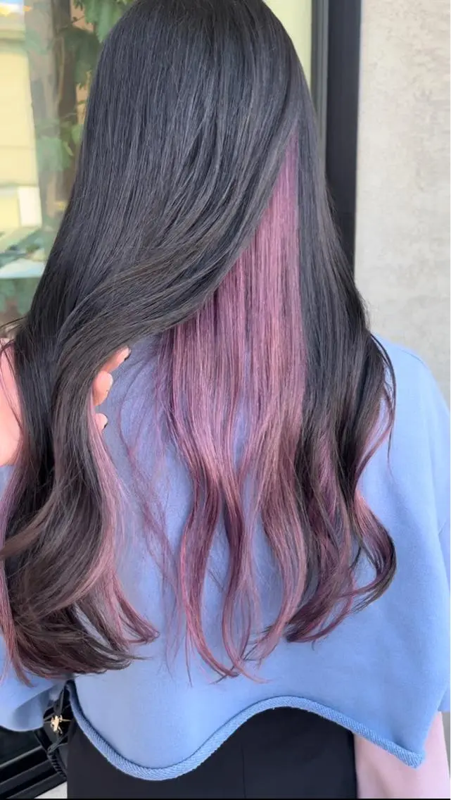 ロング カット ヘアカラー トリートメント 手塚 亮汰のヘアスタイル
