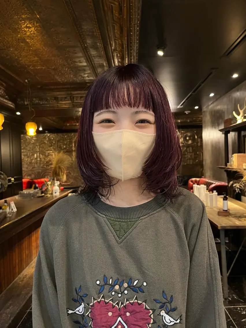 ミディアム カラー 🫧透明感カラー🫧 SHINSEIのヘアスタイル