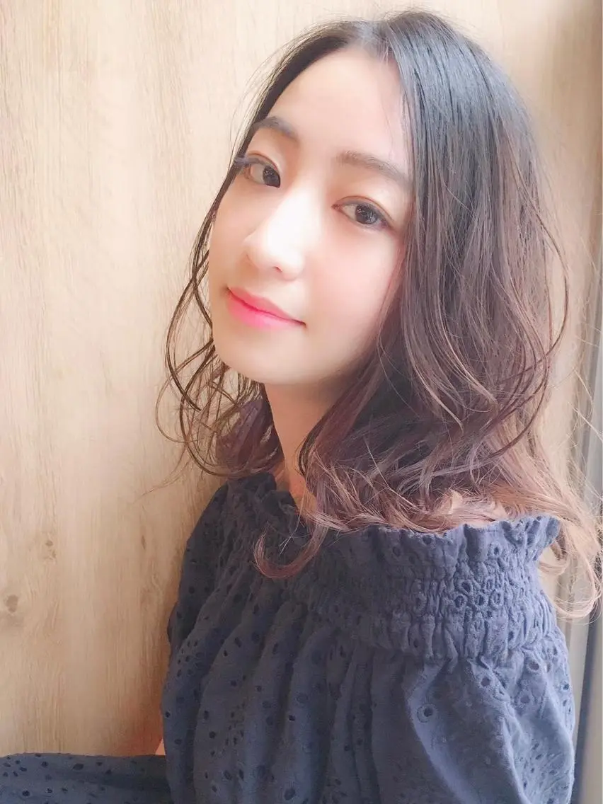 ミディアム ヘアアレンジ Watai 艶髪 當間 大知のヘアスタイル