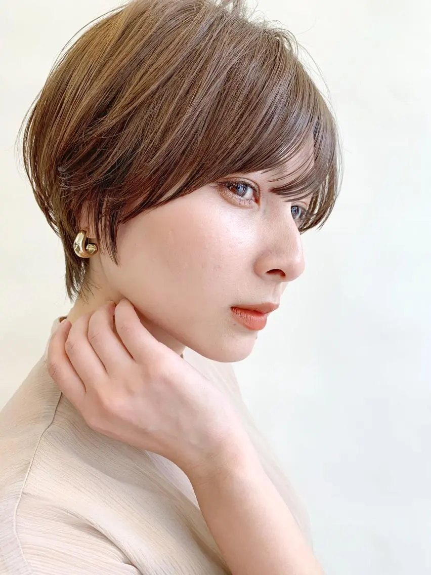ショート カット ヘアカラー ✨関西No1✨ 春木淳也のヘアスタイル