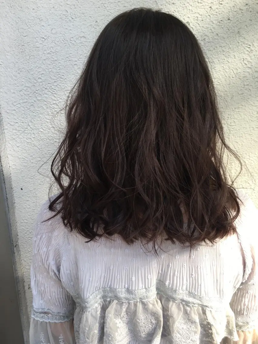 ミディアム カラー ラブーケ中川中島店 クラタチカコのヘアスタイル