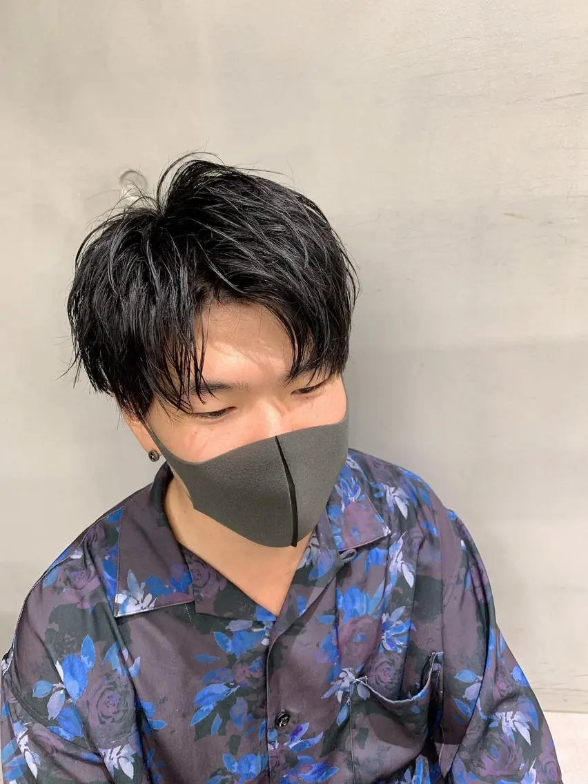 メンズ アップバング マッシュ 🧸メンズ専門🧸 蛯名修人のヘアスタイル
