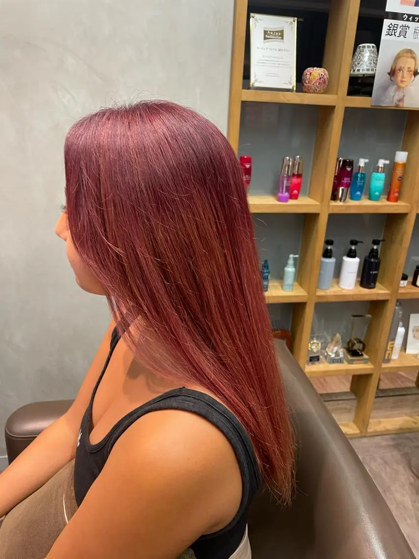 ロング PANOLA下北沢 中川夢菜のヘアスタイル