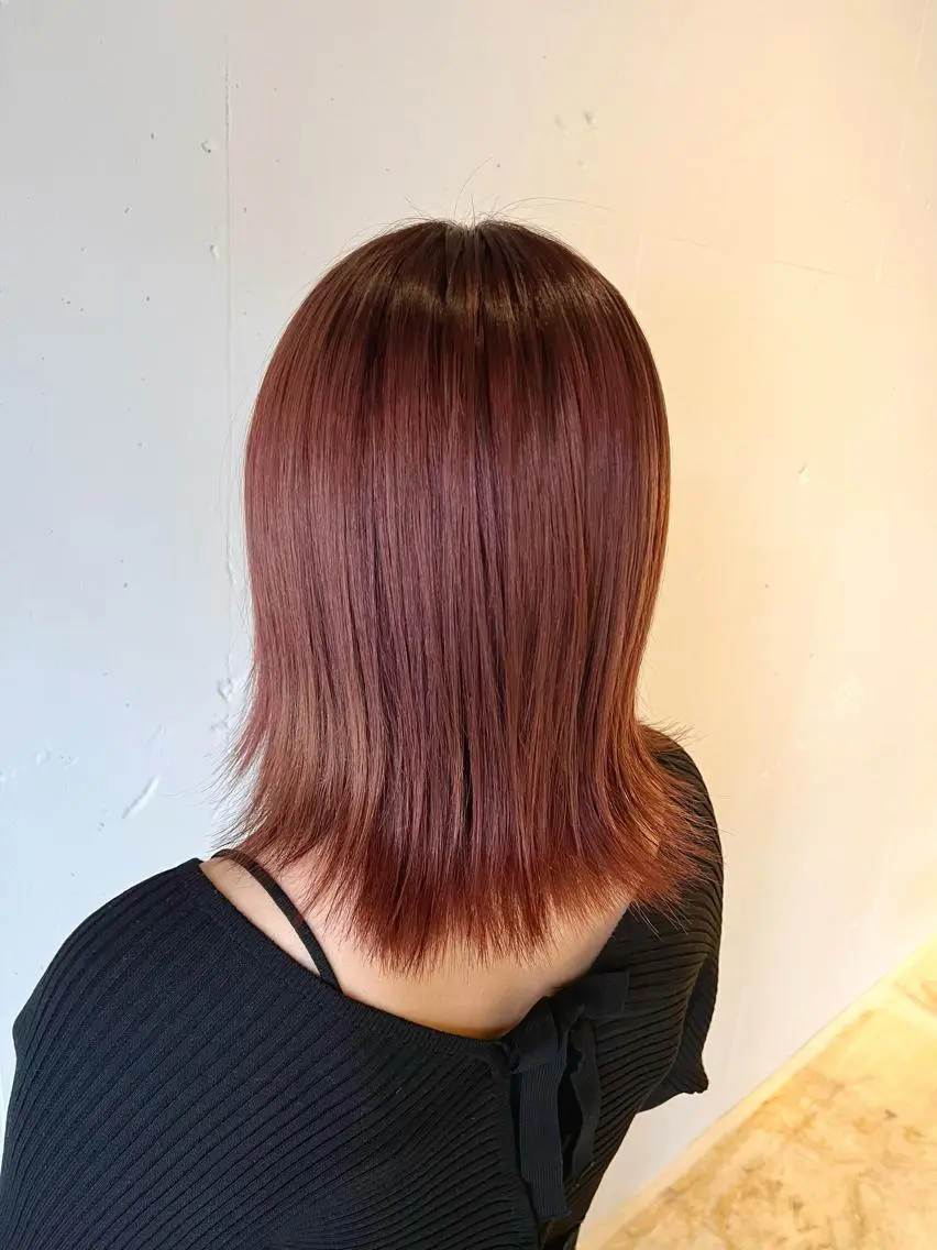 ミディアム カラー ヘアカラー トリートメント ヘッドスパ カラースペシャリスト しょう🧑🏼‍🎨のヘアスタイル