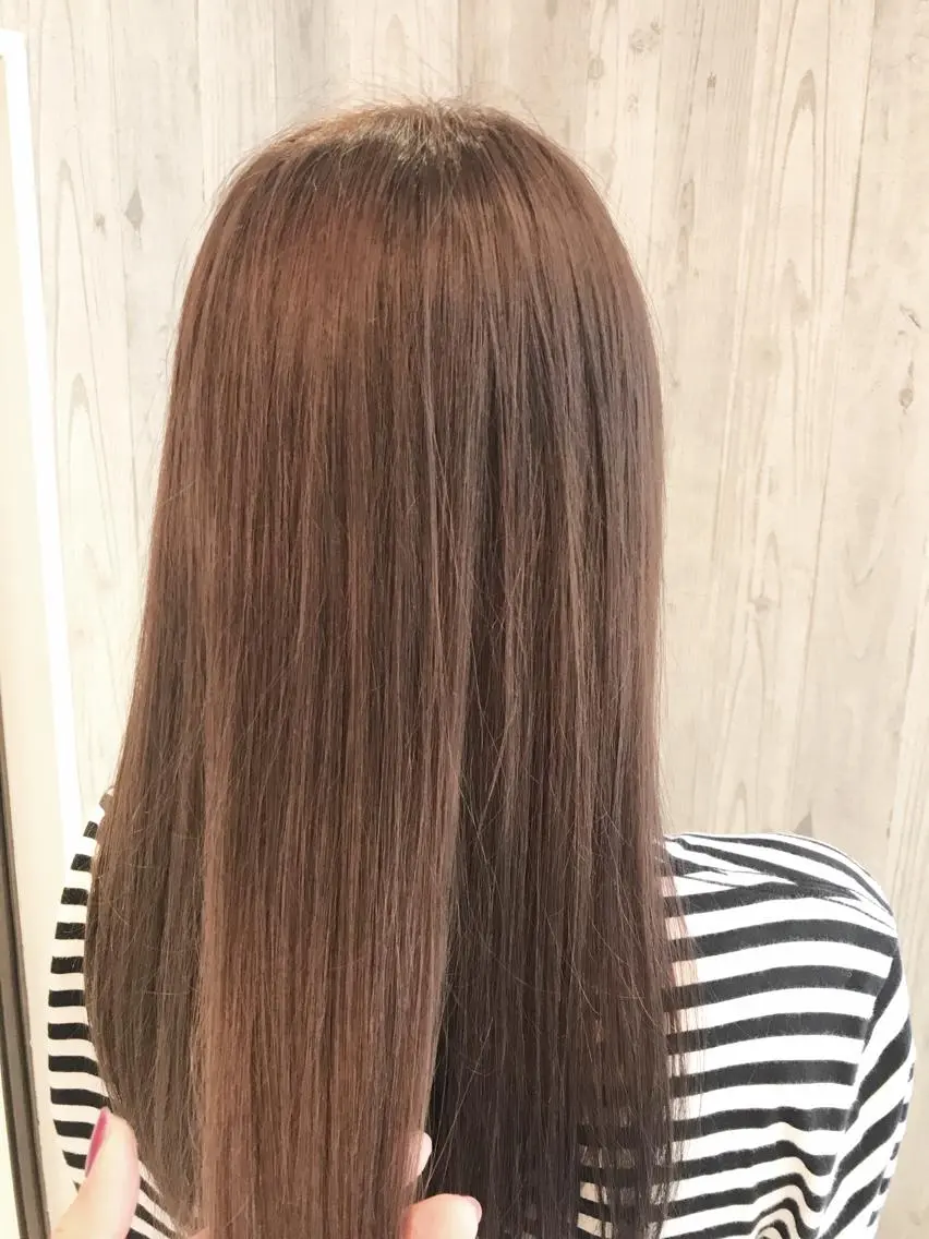 ロング カラー ベージュカラー ショコラベージュ ロング Renatus店長 金子裕美のヘアスタイル