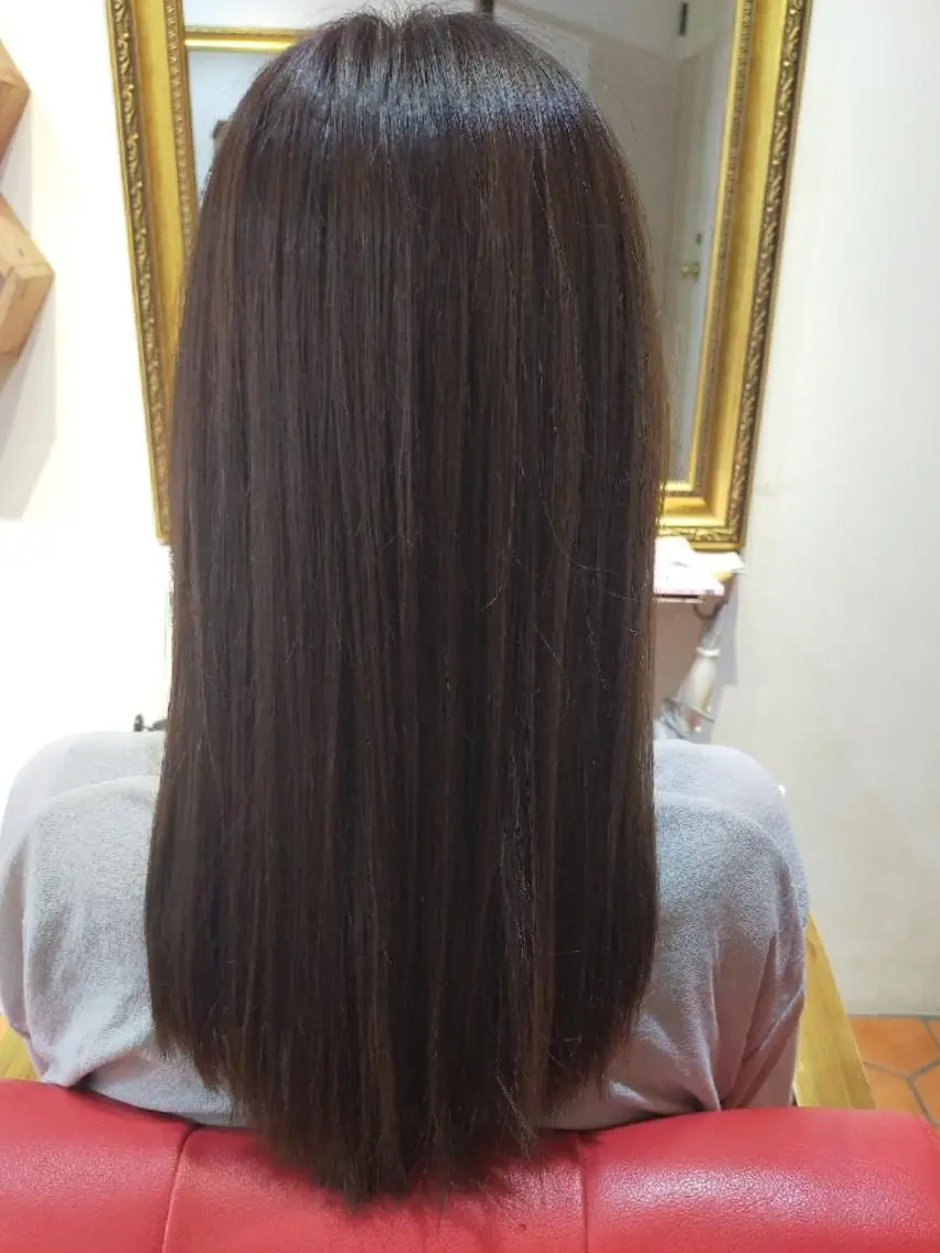 セミロング カラー ブラウンカラー グレージュ Culumi クルミ 松井照雄/梅田茶屋町のヘアスタイル