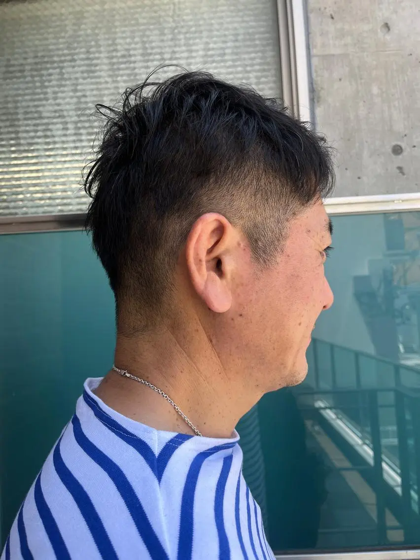 ショート カラー パーマ ヘアアレンジ メンズ キッズ ネイル マツエク・マツパ アイブロウ メンズブリーチ メンズハイライト メンズインナーカラー メンズ韓国風 ブリーチ 久木原 ゆりのヘアスタイル