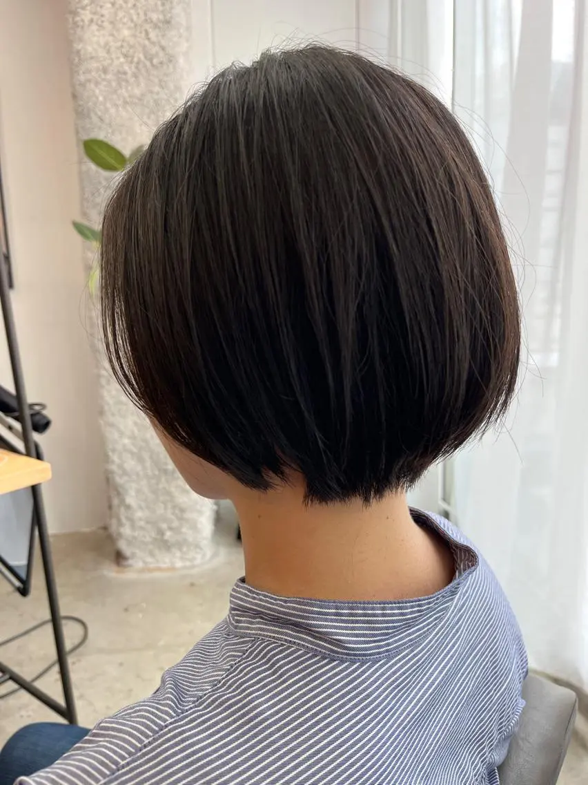 ショート ショートボブ ケアカラー ボブ ショートヘア 小顔カット カット 山田 勇真のヘアスタイル