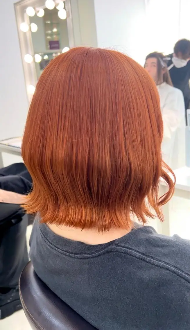 ミディアム パープルカラー 髪質改善 ワンズリー中明度 店舗公式のヘアスタイル