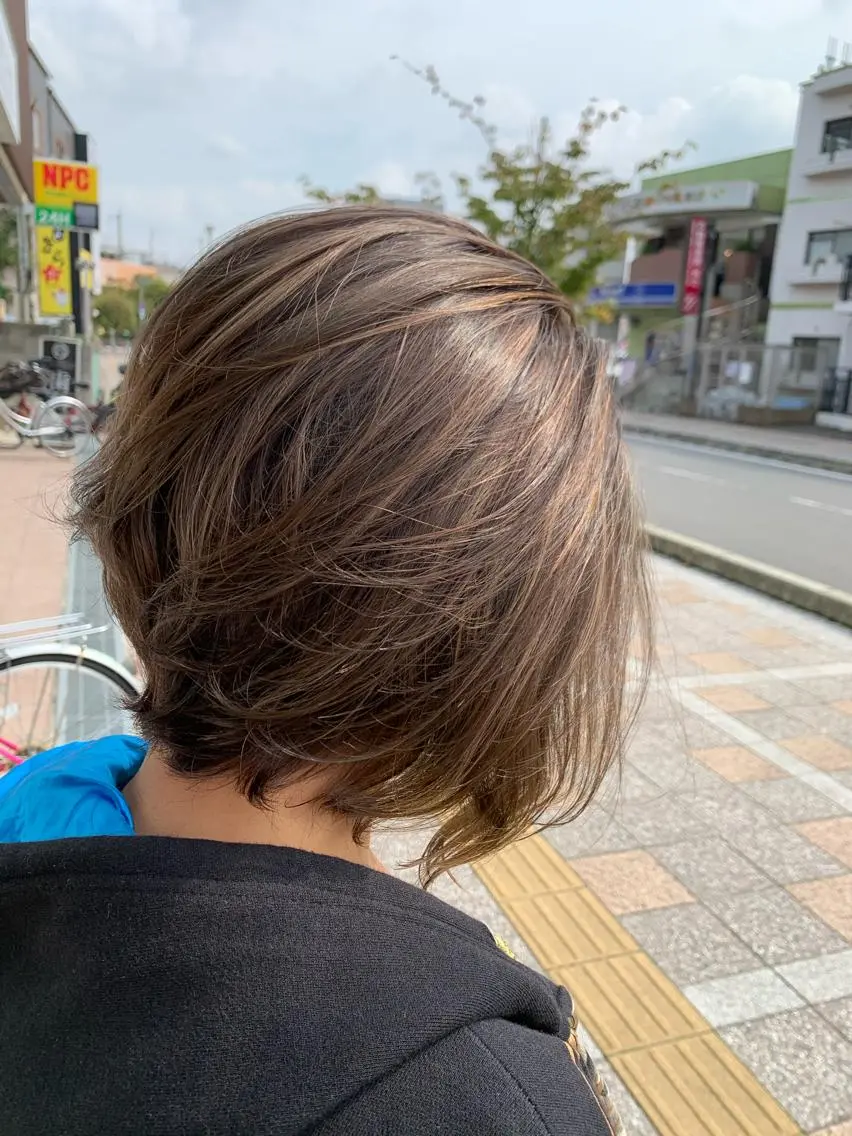 ショート カラー 上尾/ママ美容師🫧 𝐌𝐞𝐢のヘアスタイル