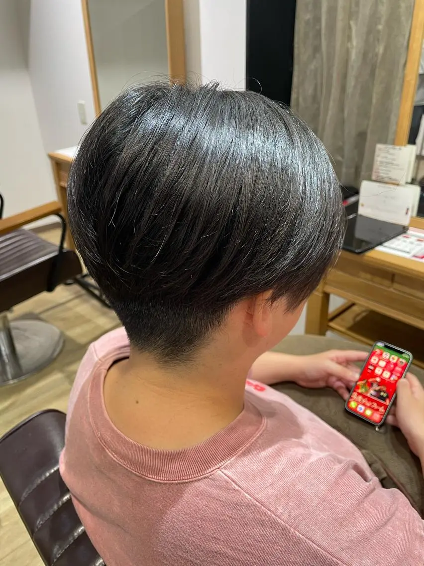 ショート 刈り上げ カット トリートメント 木村 真知子のヘアスタイル