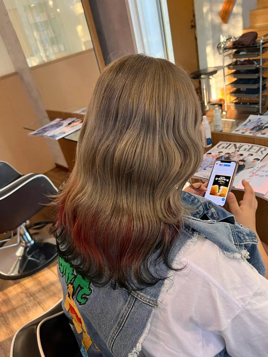 ロング カラー トリートメント ヘアカラー 🌻井上 マリー🌻のヘアスタイル