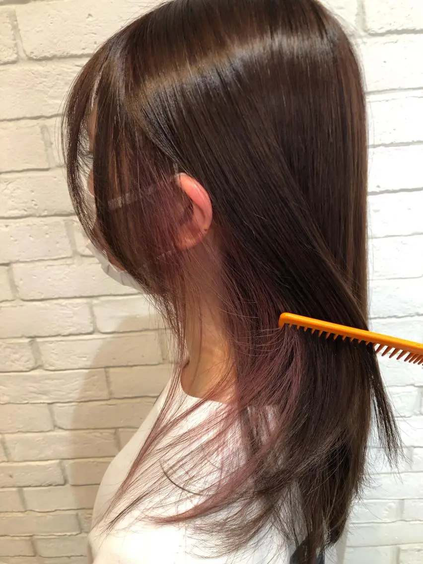 セミロング カラーアンドケアリタ kitamuuuのヘアスタイル