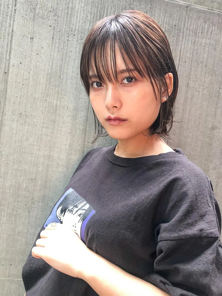 ショート カット ヘアカラー トリートメント 一ノ瀬 暁のヘアスタイル