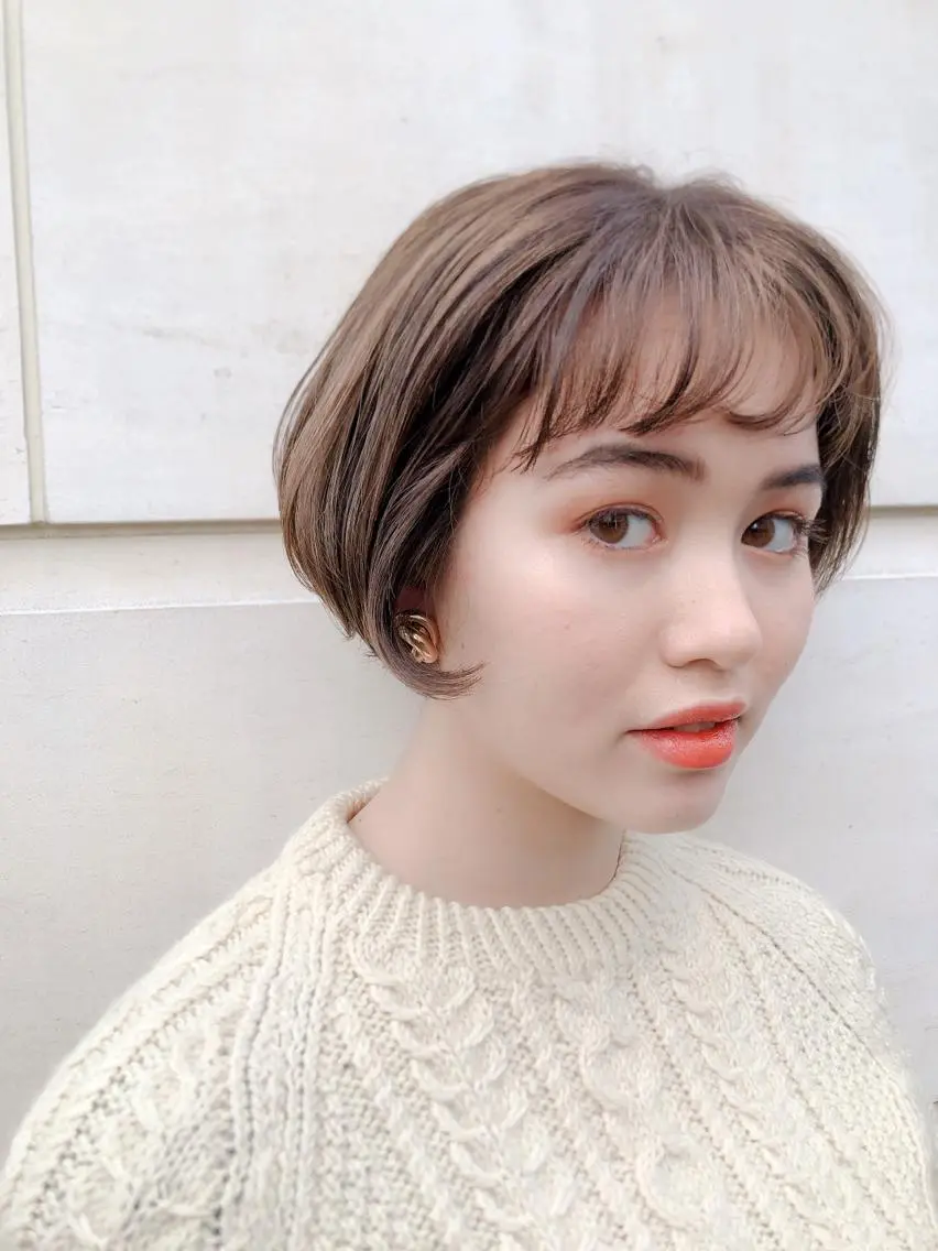 ショート カラー マンツーマン 美容師💚コウブチのヘアスタイル