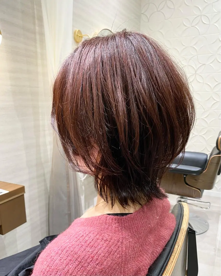 ショート ショートヘア ウルフカット 山根 賢樹のヘアスタイル