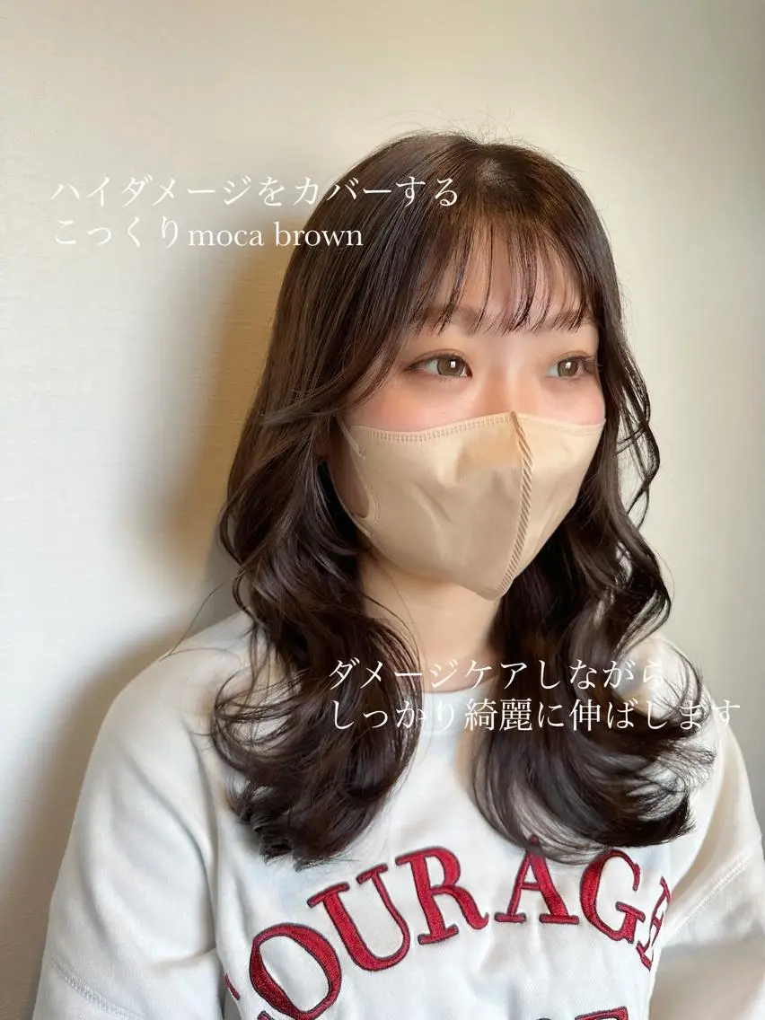 セミロング カラー ヘアアレンジ topstylist 芳賀みなみのヘアスタイル