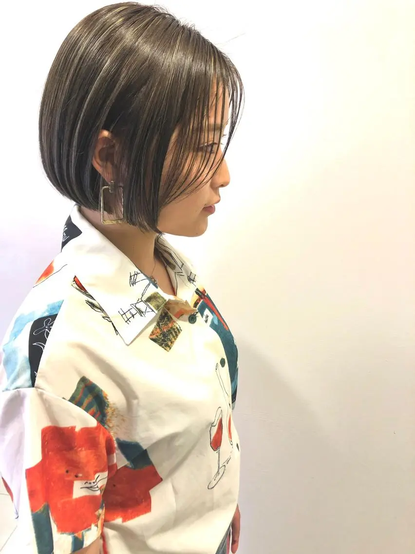 ショート カット ヘアカラー アートディレクター ワダヒサノリのヘアスタイル