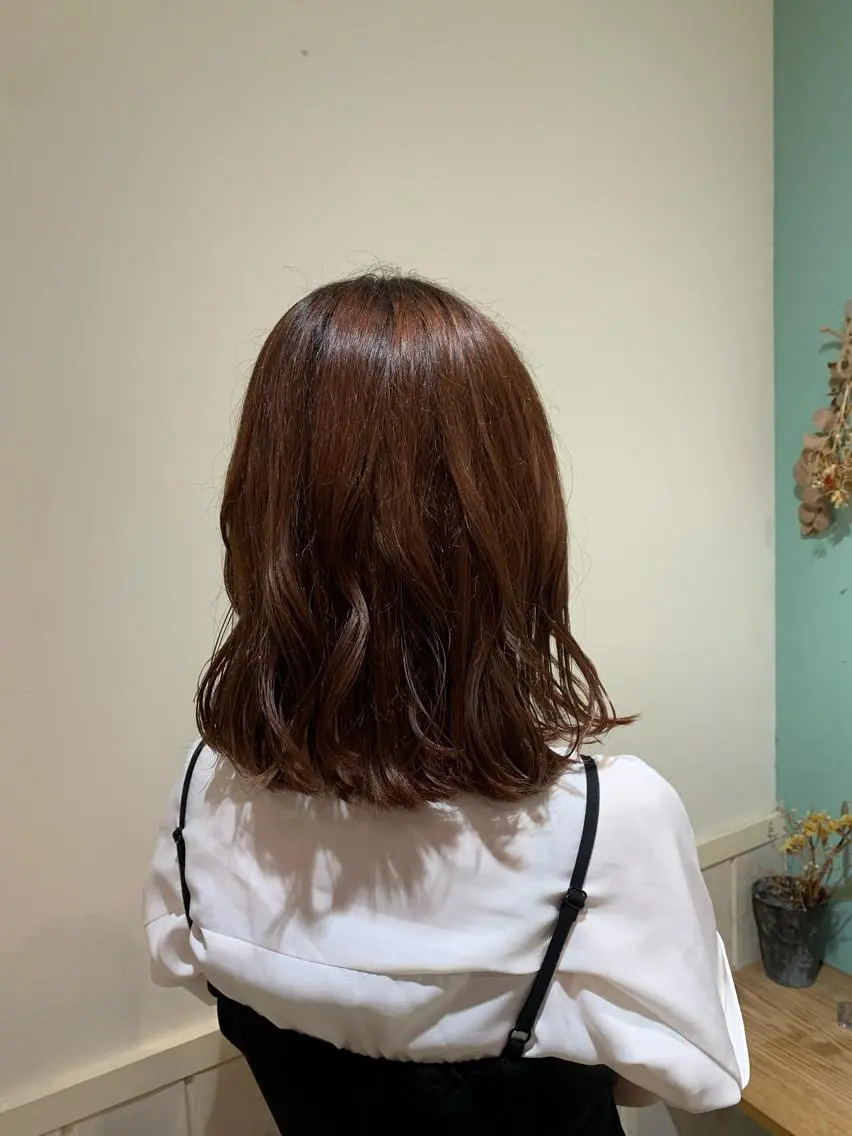 ミディアム カラー 💖クボ モモ💖のヘアスタイル