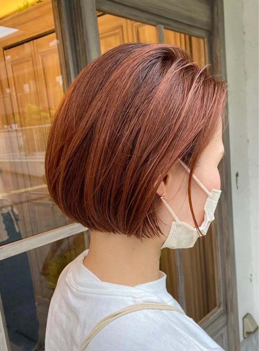 ショート カラー ひがし はるなのヘアスタイル
