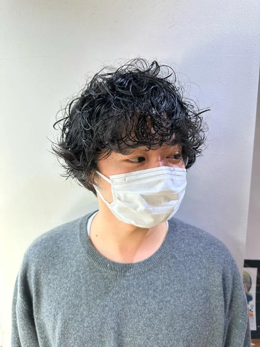 パーマ メンズ 🎨デザイン🥇 美髪・艶髪 日暮千敬のヘアスタイル