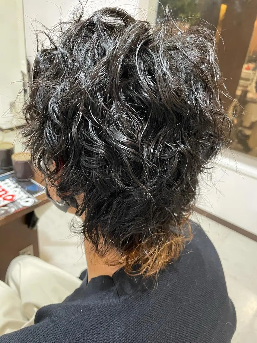 パーマ メンズ 伊丹Pilina 山田のヘアスタイル