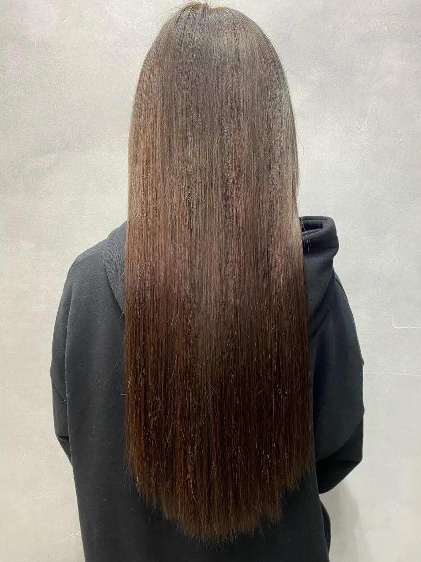 セミロング カラー ヘアアレンジ FAAM Tsuneのヘアスタイル