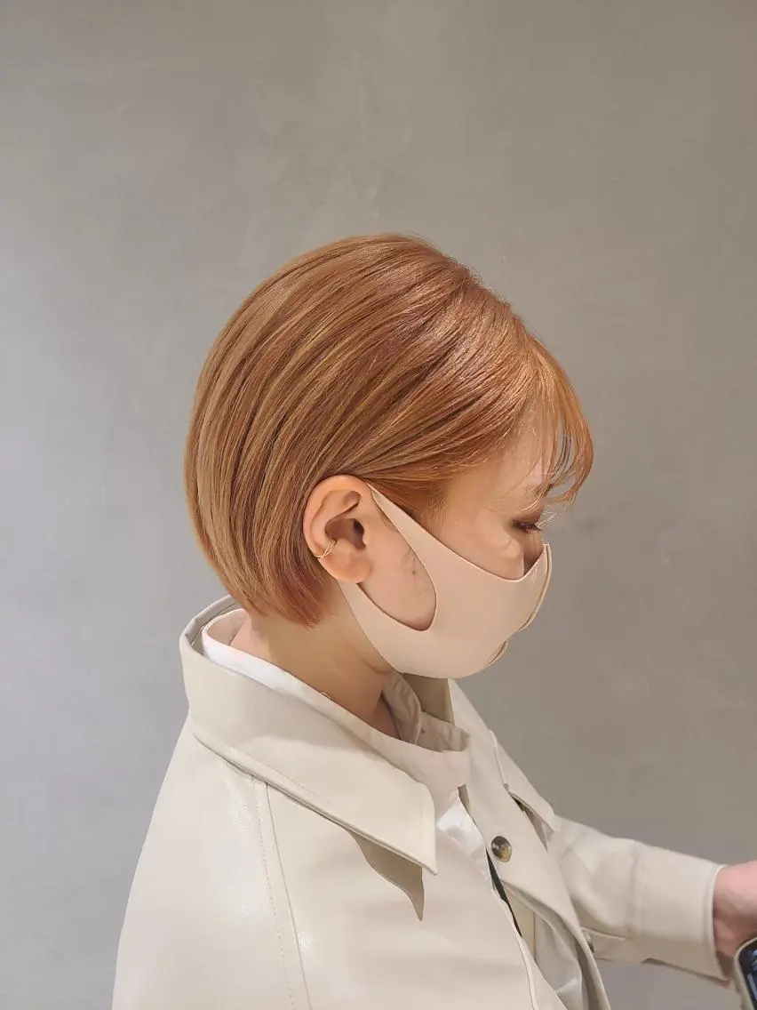 ショート L'oeuf 山下 アミールのヘアスタイル