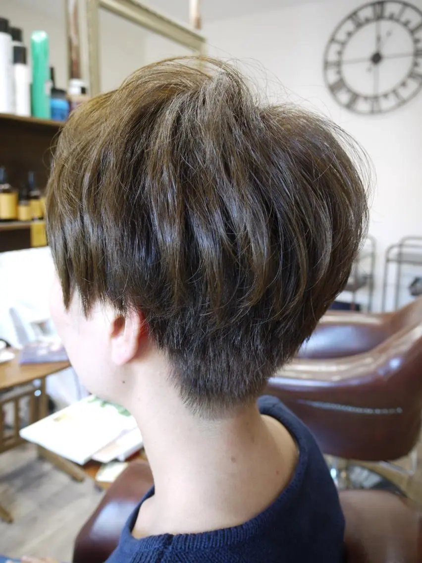 ショート カラー ベリーショート ショートヘア jolie amieのヘアスタイル