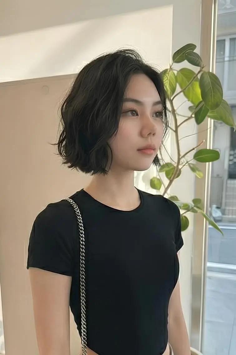 ショート tre.甲子園口店/ レイヤーカットのヘアスタイル