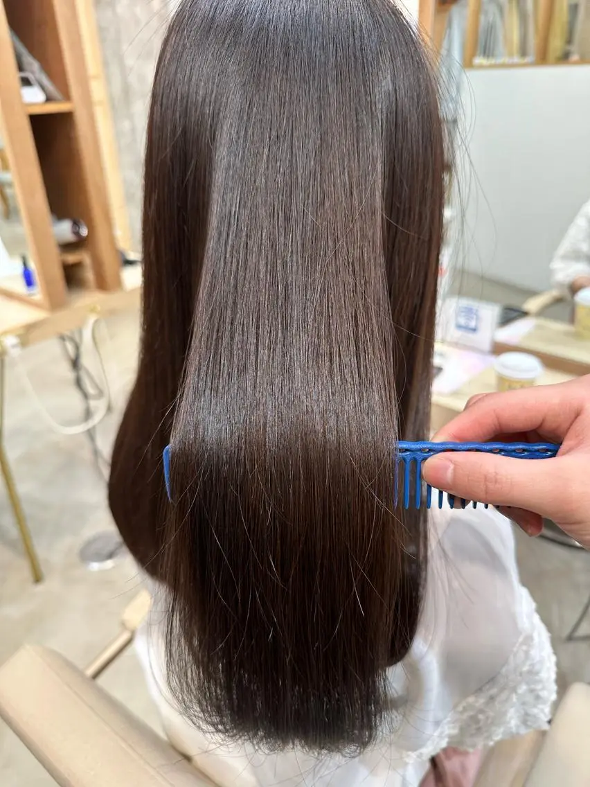 ロング カラー アッシュ アッシュブラウン ブラウンカラー ヘアカラー ❄️高野 杏介❄️ツヤ髪得意!のヘアスタイル