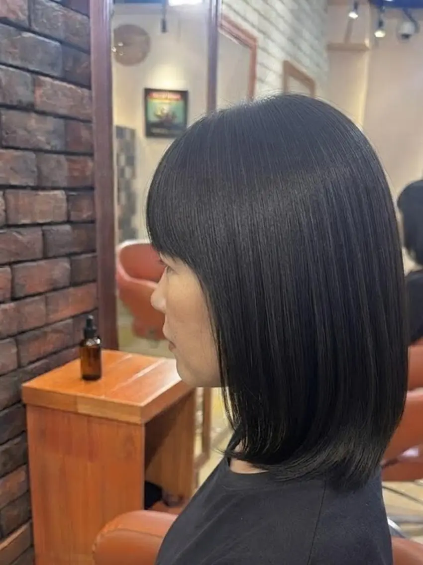 ミディアム カット トリートメント flencia 丸 和博|カットのヘアスタイル