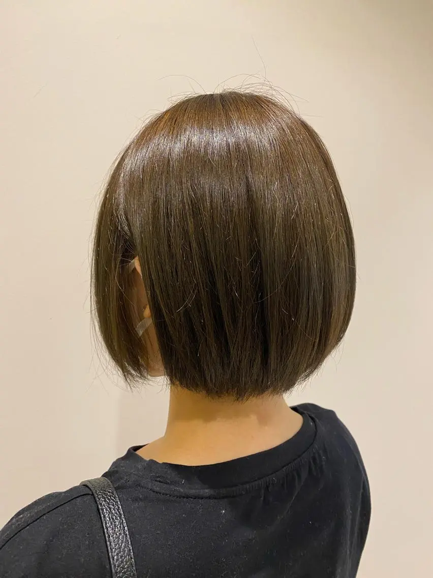 ショート カラー ベージュカラー オリーブベージュ カット ヘアカラー 艶髪🌿美髪 大塚礼乃【西荻窪】のヘアスタイル