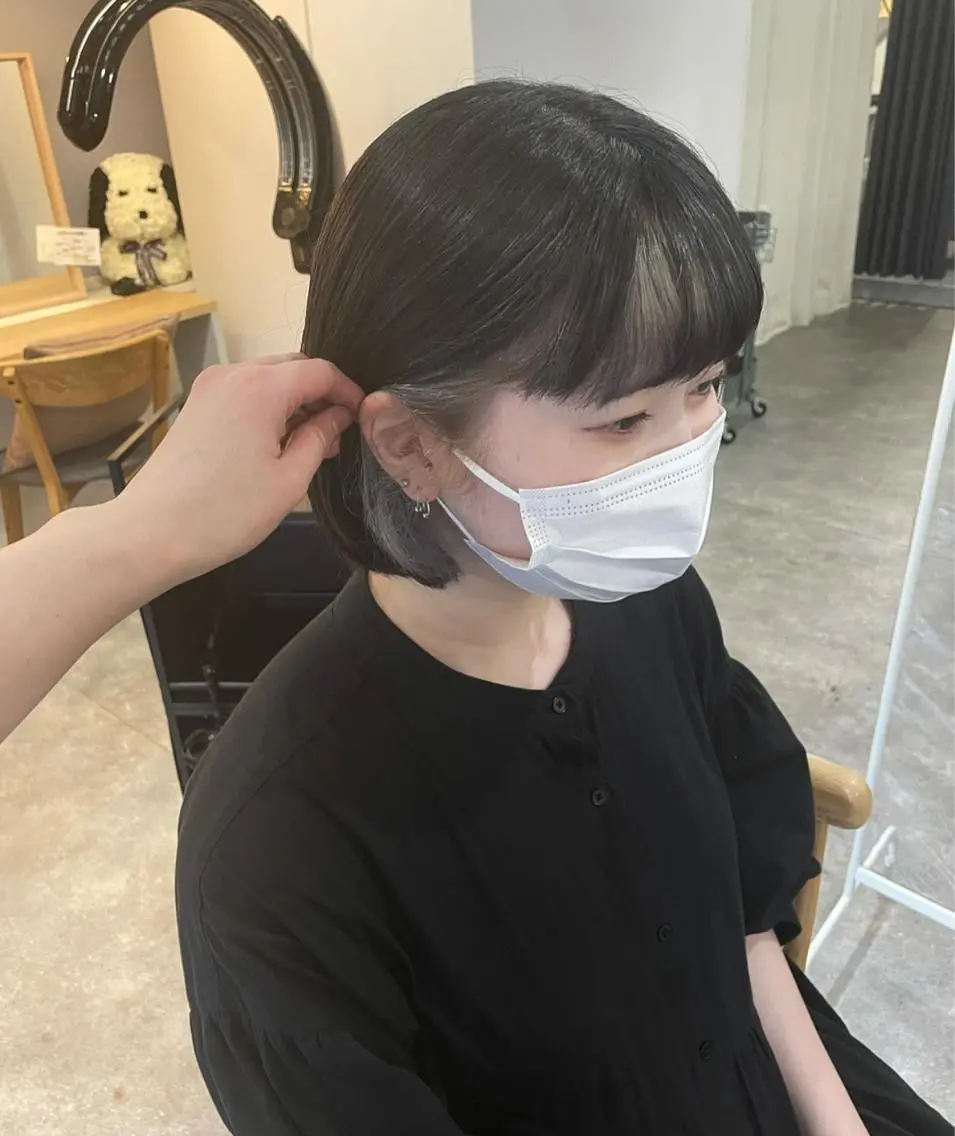 ショート ヘアカラー ♡透明感/艶カラー/ M a I ♡のヘアスタイル