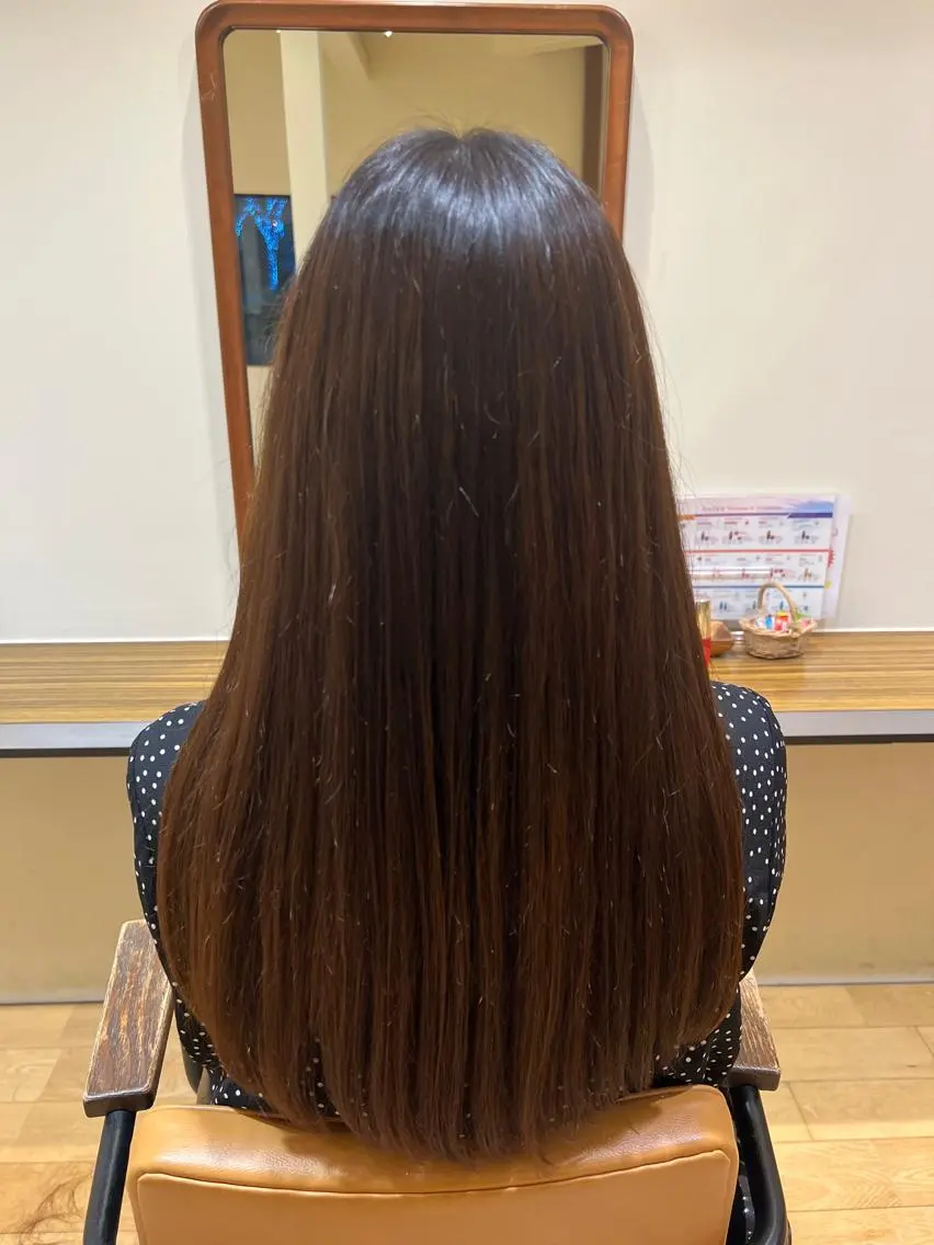 ロング Ore🫧タナカマヤ /柔らかい質感カラーのヘアスタイル